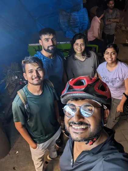 Another great group photo from a Saturday night ride. We love how our community brings together people from different backgrounds for a shared experience.