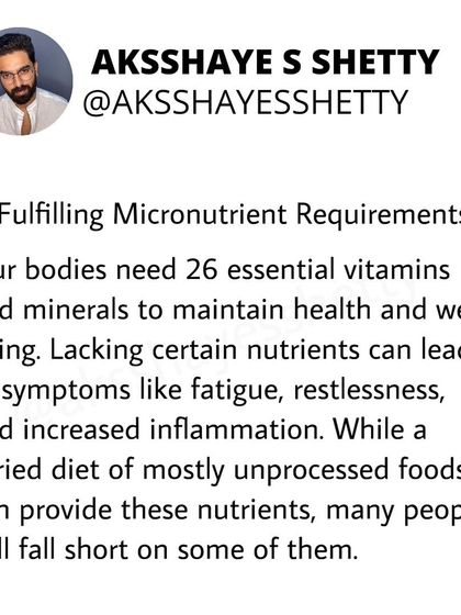 Nutrition doesn't have to be complicated. I outline seven essential principles, from consuming the right calories and macronutrients to ensuring your eating plan is sustainable and flexible for long-term success.