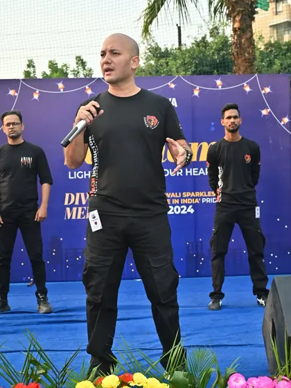 When you lead a team of wolves, you need to be an Alpha. Here I am with the Kavach team during a presentation at a reputed educational institution. We will reach our goal as a team, as a family.