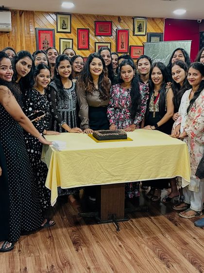 A final group photo with the celebration cake. Each batch leaves a special mark on my heart. I'm so excited to see what they all do next.