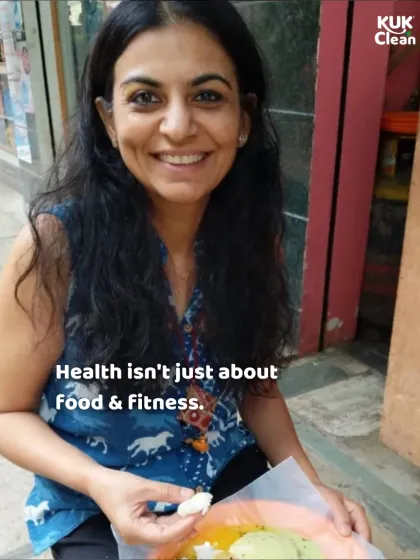 Health isn't just about food and fitness. It's about enjoying life's simple pleasures, like eating a plate of idli from a street vendor, without guilt.