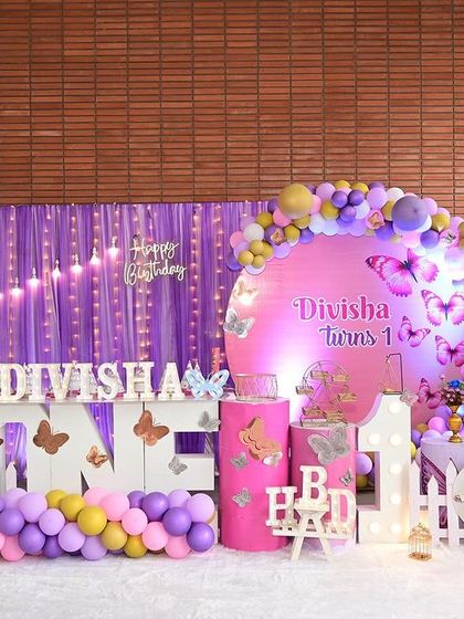 Satweek - Themed Birthday Party Decoration Enchanting Butterfly & Fairy Themes photo 35