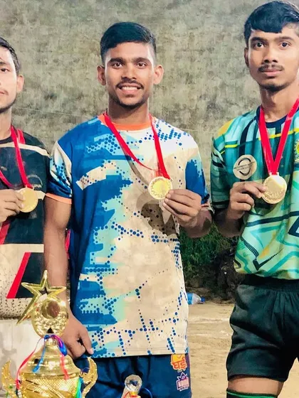 Three of our medal-winning players from the tournament.