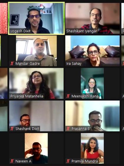 A screenshot from an inspiring virtual session where a participant shared their story of beating cancer at 80 through lifestyle changes. It's a powerful testament to the fact that food is medicine.