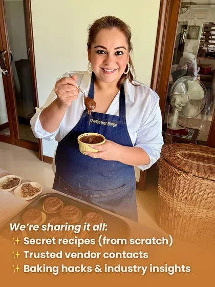 I'm sharing it all in my cookie masterclass: my secret recipes, trusted vendor contacts, baking hacks, and industry insights to help you succeed.