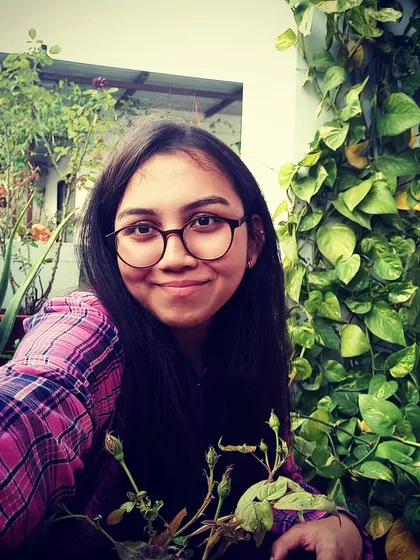 Hellow there. This is me in my element, surrounded by green friends like this big pothos vine. I started this community to connect with fellow plant people, so no question is too silly and everyone is welcome.