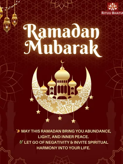 Ramadan Mubarak. This holy month is a sacred journey of self-reflection, devotion, and cleansing the soul. As a Vaastu insight, I recommend keeping your prayer space well-lit and clutter-free to enhance the spiritual energy and peace in your home.