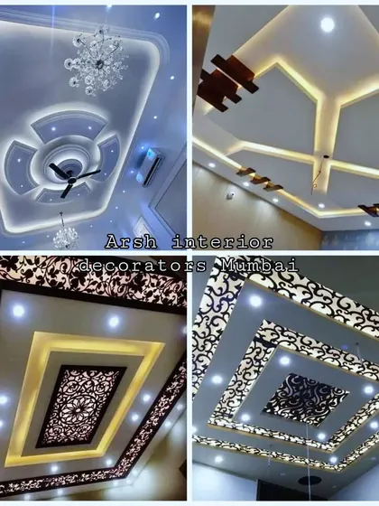 A superb collection of false ceiling designs for your dream home. This gallery features everything from starry night effects to intricate backlit jali work, showcasing my premium craftsmanship.
