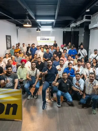 The best part of any workshop is the energy and community we build. This is our group shot after a successful session with Nikon. You learn not just from me, but from everyone around you.