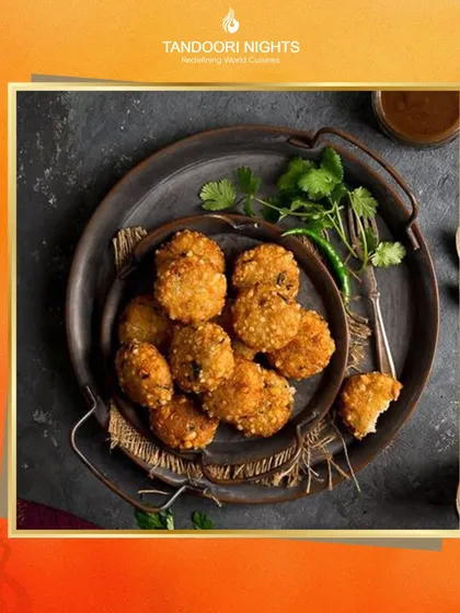Enjoy heavenly flavors this Navratri with our fresh, onion and garlic free Sabudana Vadas, a perfect crispy snack for your festive gatherings.