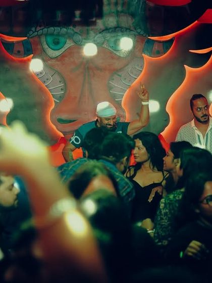 A Saturday rager at Tipsy Bull, Koramangala. The unique decor and intimate setting make for an intense and energetic party vibe.