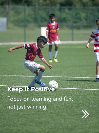 We encourage parents to focus on learning and fun, not just winning. A positive support system is essential for a child's long-term love of the game.