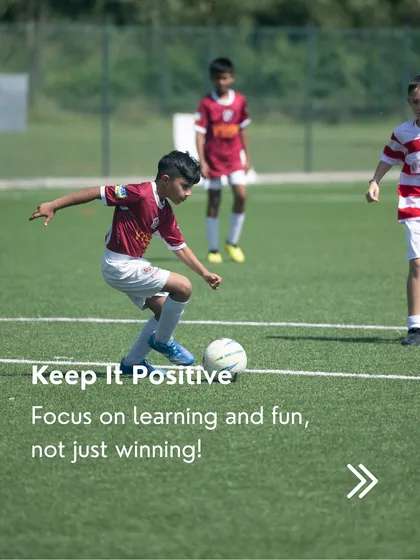 We encourage parents to focus on learning and fun, not just winning. A positive support system is essential for a child's long-term love of the game.