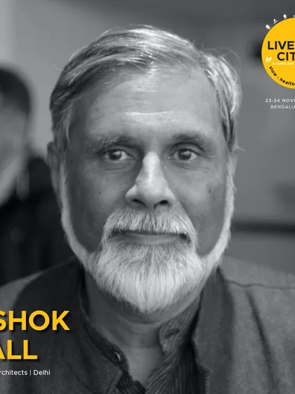 It is always an honor to share my experience. This was from the Liveable Cities Conclave, where I spoke about the importance of designing environmentally sustainable buildings for our future.