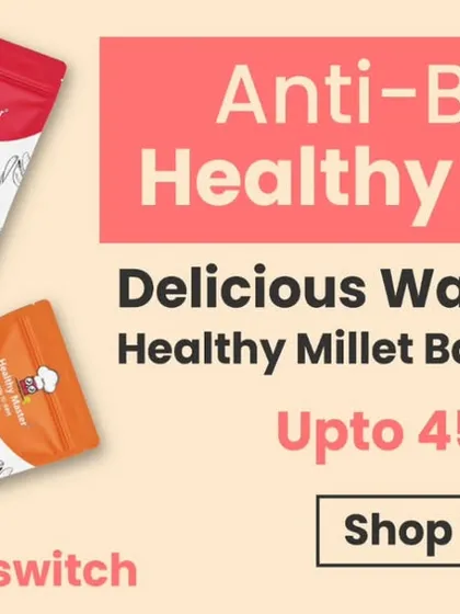 We are making healthy snacking anything but boring. Check out our delicious millet based snacks, now available with up to 45% off.