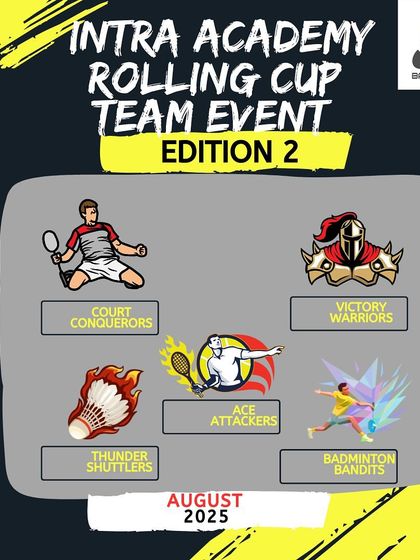 Manoj Kumar - Badminton Coaching for Kids & Youth Intra-Academy Rolling Cup photo 21