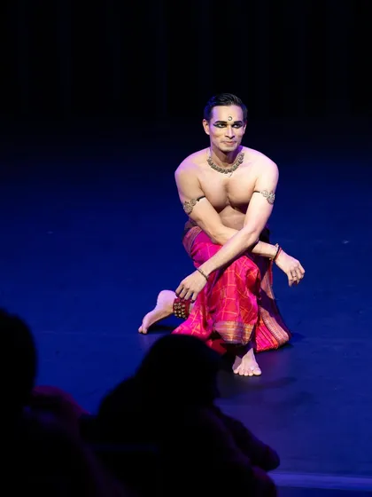 A quiet, reflective pose from my concert in Toronto.