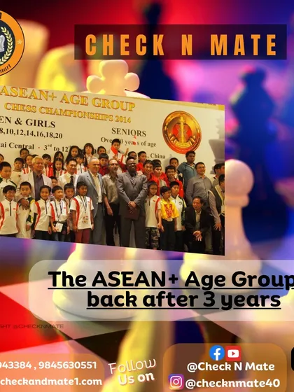 We are excited that the ASEAN+ Age Group Chess Championships are back. We encourage all our students to aim for these prestigious international events.