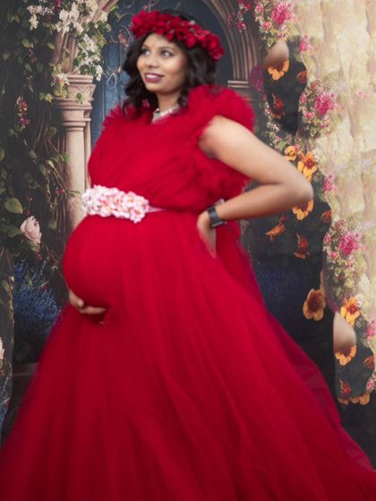Dee Yashaswini - Occasion Wear Rentals Maternity Photoshoot Outfits photo 50