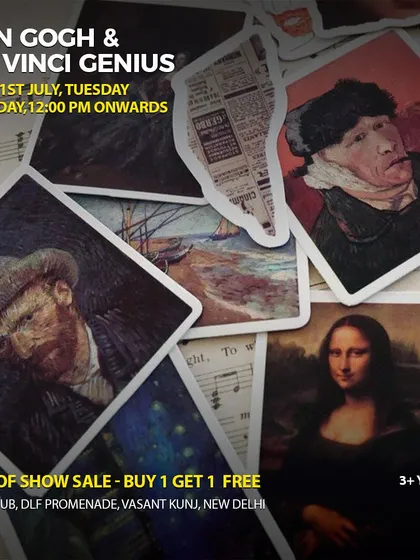 Another look at the immersive Van Gogh & Da Vinci art show.