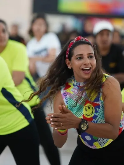 The joy of movement is contagious. In my classes, we build a strong community where everyone feels motivated, happy, and ready to crush their fitness goals together.