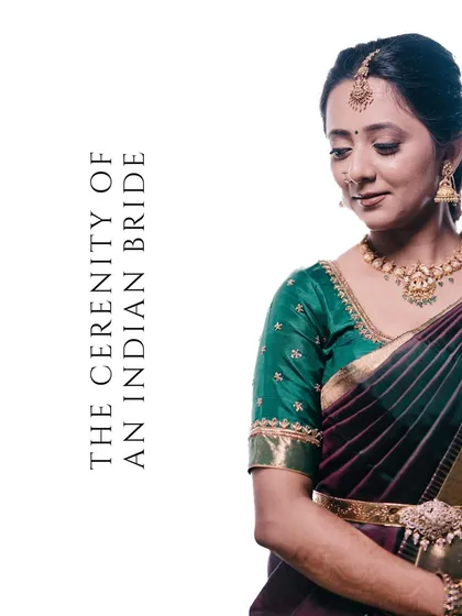 A duplicate of ID 118, this minimalist portrait highlights a bride's serene pre-engagement look.