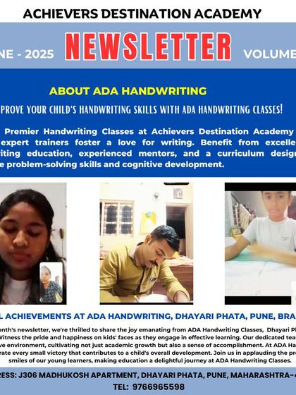 Achievers Destination Academy - Creative & Cognitive Skills Handwriting Transformations photo 4