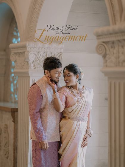 A sweet, candid moment between the couple during their engagement shoot. I guide you into poses that feel natural and bring out your genuine connection.