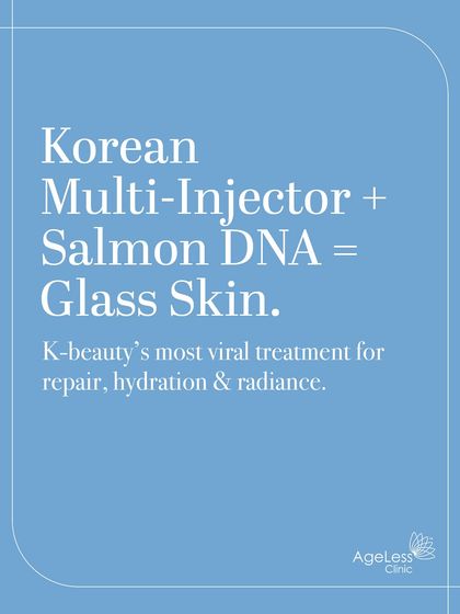 The formula for glass skin is simple: Korean Multi-Injector plus Salmon DNA. This combination is K-beauty's most viral treatment for achieving skin repair, deep hydration, and lasting radiance.