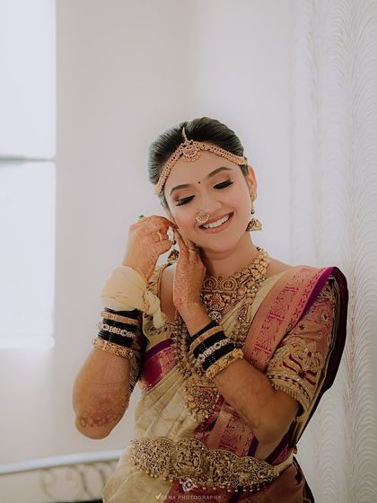 Shruthi - Bridal & Event Hairstyling Saree Draping & Styling photo 8