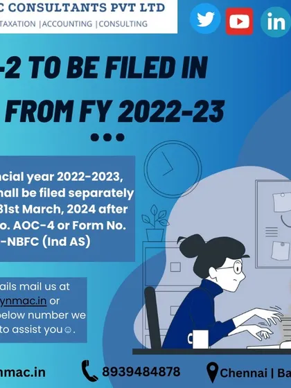 A new compliance requirement for companies. From the financial year 2022-23, Form CSR-2 must be filed separately with the MCA after filing the annual financial statements.