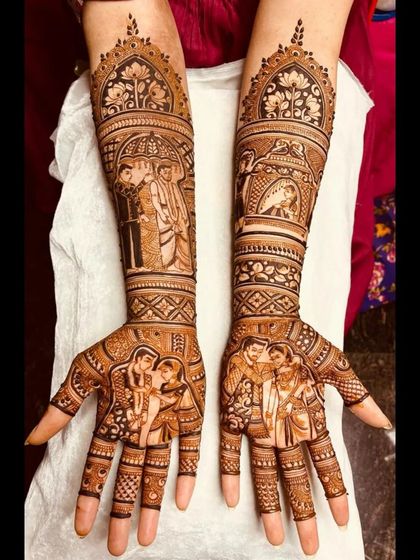 Shaik Tabassum - Destination Wedding Mehendi Storytelling Mehendi: Your Love Story on Your Hands photo 7