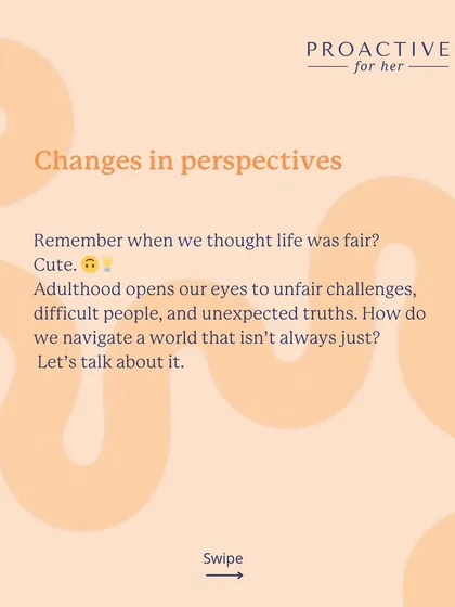 Remember when we thought life was fair? Adulthood opens our eyes to difficult challenges and truths. Let's talk about how we navigate a world that isn't always just.