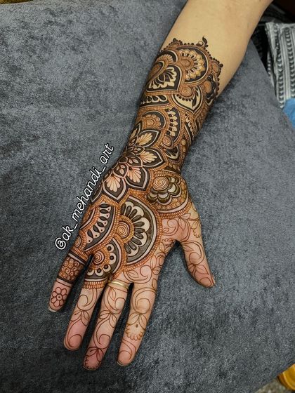 Abhishek Kumar - Bridal Mehndi Full Bridal Mehndi (Hands & Arms) photo 52