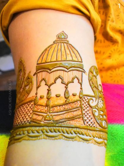 Ashok Mehandi Art - Bridal Mehndi Royal & Architectural Mehndi photo 6