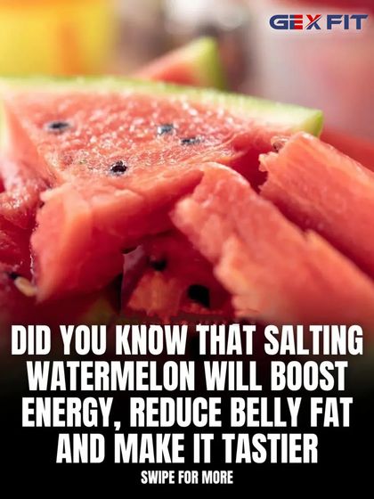 Adding a little salt to watermelon isn't just for taste. It helps balance electrolytes, improving hydration and making the fruit's natural sugars a more effective energy source.