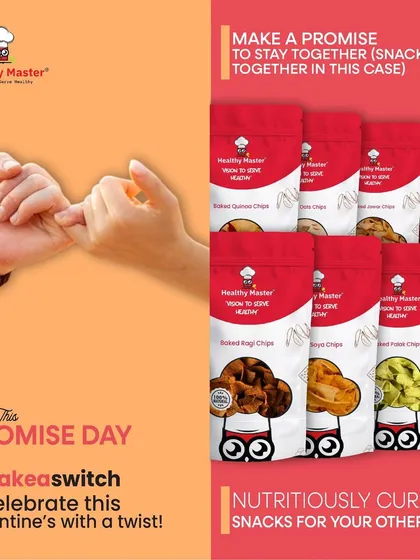 Make a promise to snack together. Our nutritiously curated snack packs are the perfect way to celebrate Promise Day with your other half.