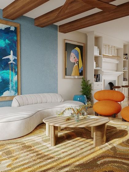 N.K. Architects - Interior Design Grand Living & Dining Spaces photo 15