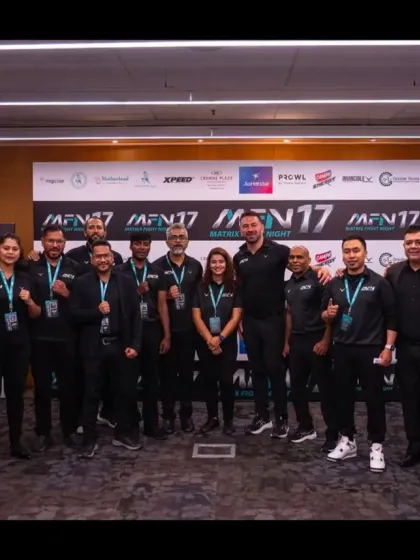 Our team of officials at MFN 17. We are proud to contribute to the growth of MMA in India at every level.