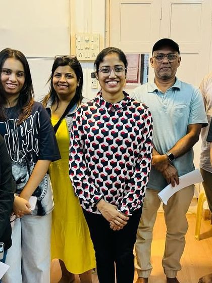 Another happy group of participants from our Hindustani vocal workshop. These events are a great way to kickstart your singing journey or refine your existing skills.