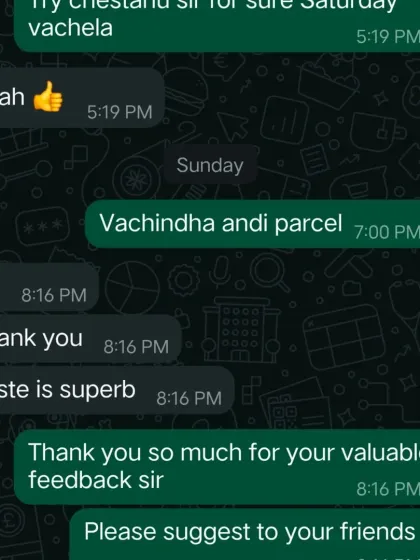 "Taste is superb." Simple, direct, and always a joy to read. Thank you for the valuable feedback.