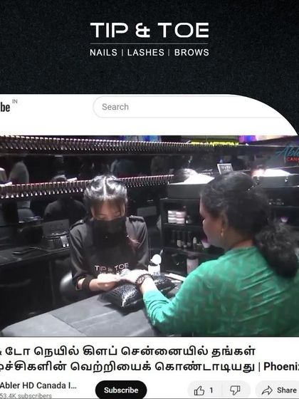 A screenshot of a YouTube video by Abler HD Canada covering our successful events in Chennai. We love seeing our community grow.