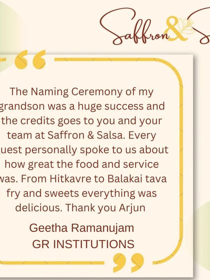 Saffron & Salsa - Vegetarian & Vegan Event Catering More Event Glimpses photo 16