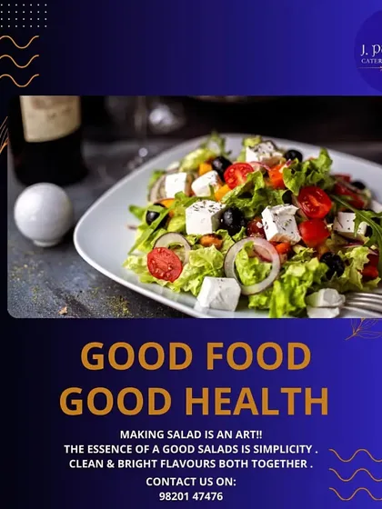 Good food contributes to good health. I believe making a salad is an art, focusing on simplicity, clean ingredients, and bright flavors, as shown in this feta and vegetable salad.