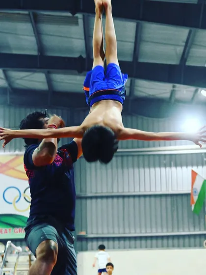 This is what हौसलों की उड़ान (the flight of courage) looks like. We are hands-on with every student, guiding them as they learn to defy gravity in a safe and supportive environment.