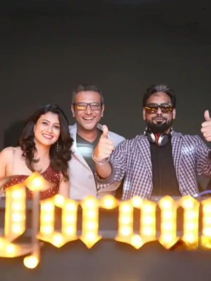 It's not just about the music, it's about the people. Sharing a moment with guests at the Luru Christmas social, an event that brings everyone together for some retro rock'n'roll and disco fun.