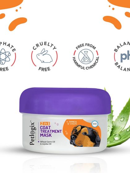 I believe in safe and ethical products. My Coat Treatment Mask, like my other formulas, is sulphate-free, cruelty-free, pH-balanced, and contains no harmful chemicals, so you can feel good about what you're putting on your pet.