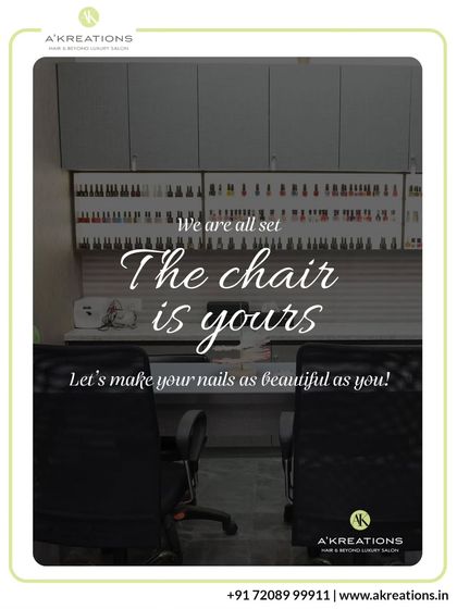 Our nail art station is your canvas. We are ready to transform your nails into a statement of confidence and elegance.