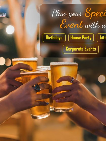 We plan special events of all kinds, from birthdays and house parties to corporate events and kitty parties. We work with you to create a custom drink menu and bar experience for any occasion.