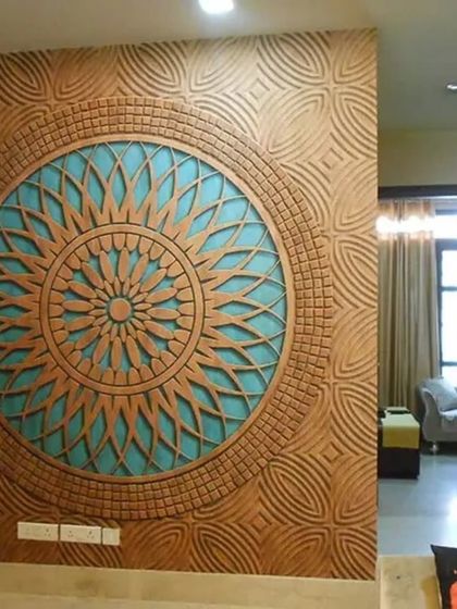 House360.in - Residential Wallpaper & Wall Mural Services 3D, Textured & Gold Foil Finishes photo 5